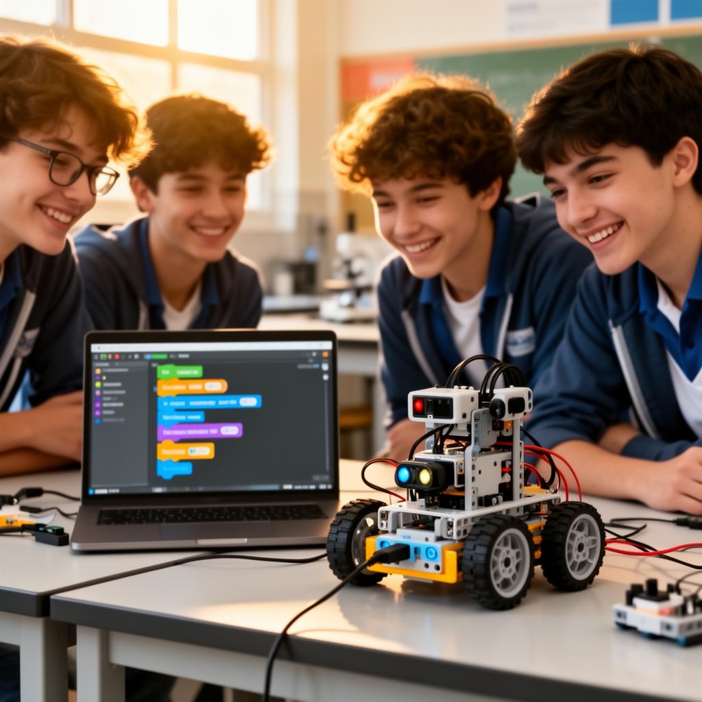 Programación por código, aplicaciones y robótica